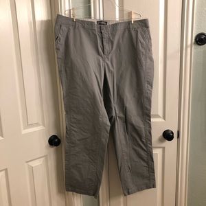 Eddie Bauer Slightly Curvy Ripstop Pant in Chrome